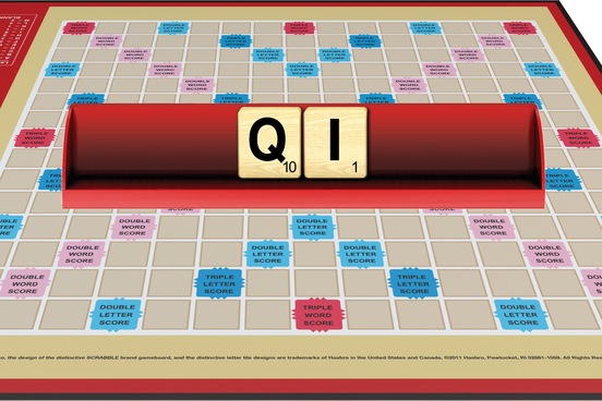 Qi is the Only Valid Two-Letter Word That Starts With Q in Scrabble