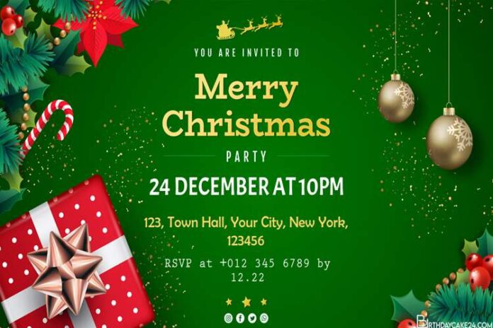 Invitation Cards and Christmas