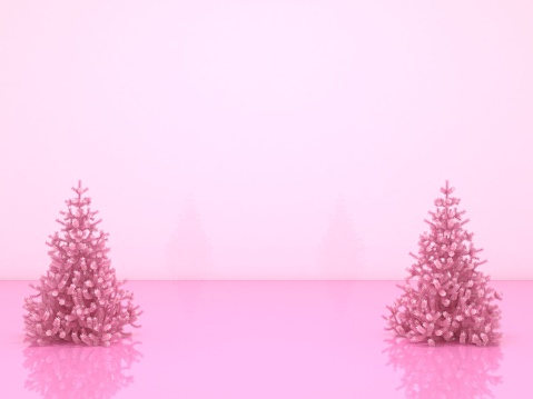 Pink Christmas Background Stock Photos and Images