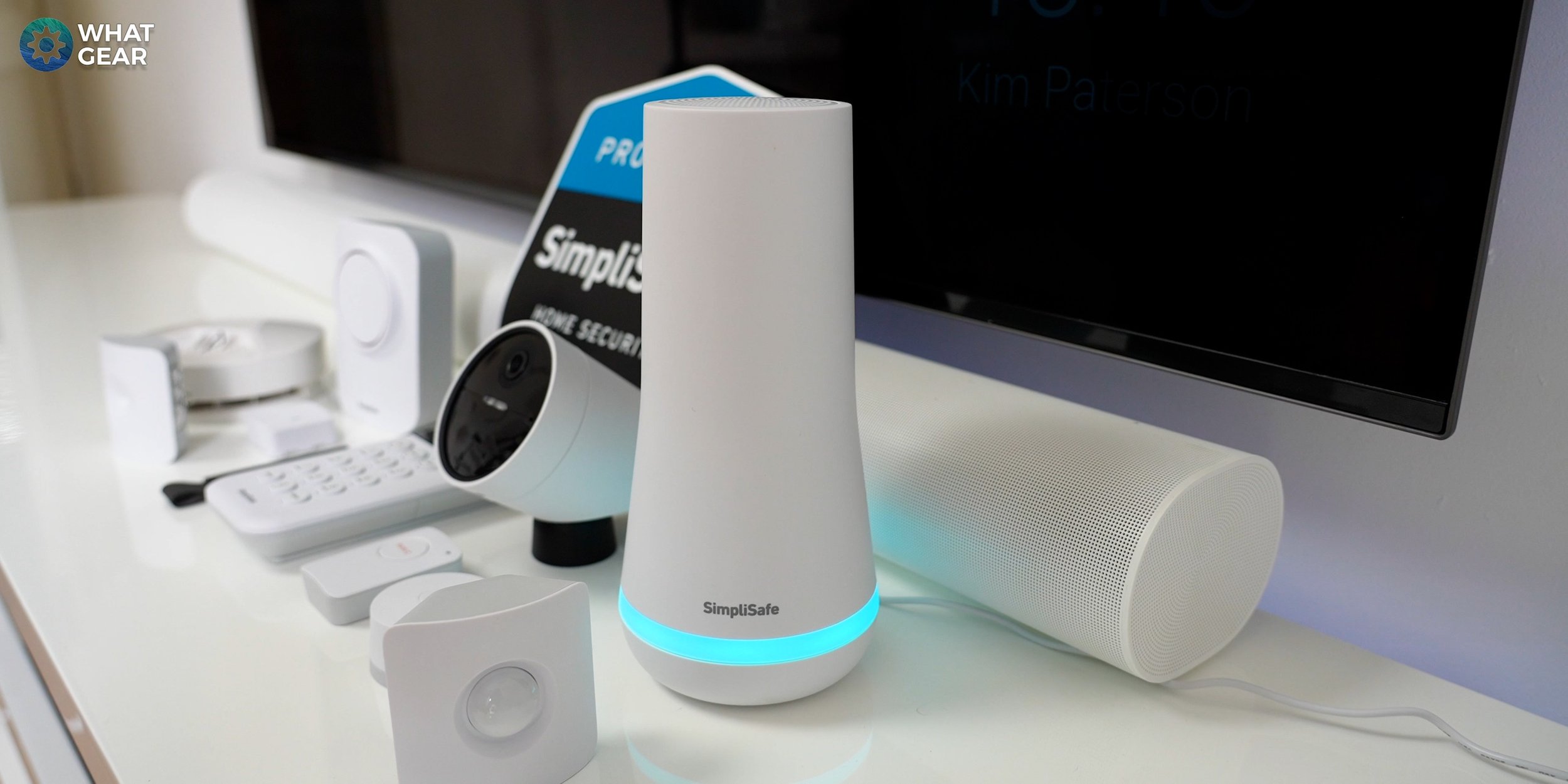 SimpliSafe batteries in a home security system setup